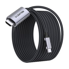 Lention CU707 USB-C to HDMI 2.0 cable, 4K60Hz, 1Gbps, 3m (gray) Lention CU707 USB-C to HDMI 2.0 cable, 4K60Hz, 1Gbps, 3m (gray)
