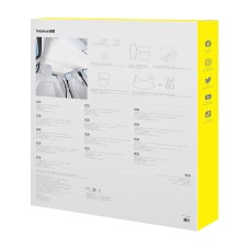 Sunshade for Tesla Model Y Baseus T-Space Series - double layer (white) Sunshade for Tesla Model Y Baseus T-Space Series - double layer (white)