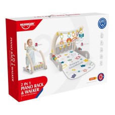 Interactive educational 2-in-1 walker + piano Huanger HE0621