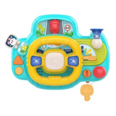 Interactive steering wheel for children (blue) Huanger HE0541 Interactive steering wheel for children (blue) Huanger HE0541