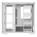 Darkflash DLX4000 MESH computer case (white)