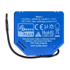 Shelly Qubino Wave 1 Controller, 1-channel, Z-Wave