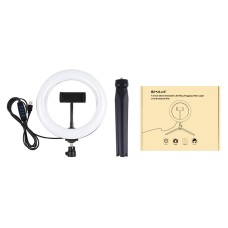 Tripod Mount Puluz with 20cm LED Ring Vlogging PKT3073B Tripod Mount Puluz with 20cm LED Ring Vlogging PKT3073B