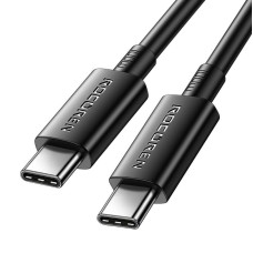 Fast Charging cable Rocoren USB-C to USB-C Simples Series 100W, 1m (black) Fast Charging cable Rocoren USB-C to USB-C Simples Series 100W, 1m (black)