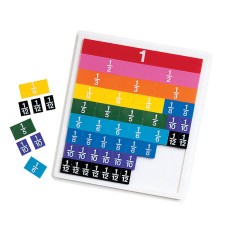 Rainbow Fraction Tiles With Tray Learning Resources LER 0615 Rainbow Fraction Tiles With Tray Learning Resources LER 0615