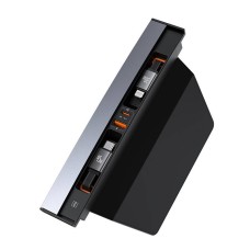 Hub Baseus T-Space with USB-C to lightning cables for Tesla Cars (black) Hub Baseus T-Space with USB-C to lightning cables for Tesla Cars (black)