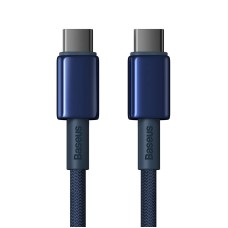 Cable USB-C do USB-C Baseus Tungsten Gold, 100W, 1m (niebieski)