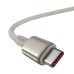 Cable USB-C do USB-C Baseus Tungsten Gold, 100W, 1m (złoty)
