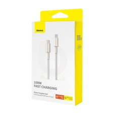 Cable USB-C do USB-C Baseus Tungsten Gold, 100W, 1m (złoty)