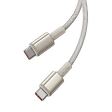 Cable USB-C do USB-C Baseus Tungsten Gold, 100W, 2m (złoty)
