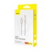 Cable USB-C do USB-C Baseus Tungsten Gold, 100W, 2m (złoty)