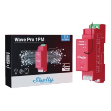 Shelly Qubino Pro 1PM DIN rail Relay, 1-channel, Z-Wave (Power measurement) Shelly Qubino Pro 1PM DIN rail Relay, 1-channel, Z-Wave (Power measurement)