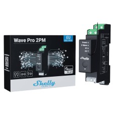 Shelly Qubino Pro 2PM DIN rail Relay, 2-channel, Z-Wave (Power measurement) Shelly Qubino Pro 2PM DIN rail Relay, 2-channel, Z-Wave (Power measurement)