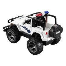 Remote-controlled car 1:12 Double Eagle (white) Jeep (Police) E550-003