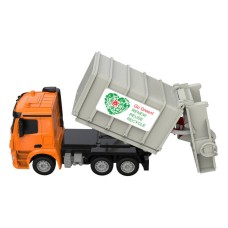 Remote control RC garbage truck 1:26 Double Eagle (orange) Mercedes-Benz Antos E676-003