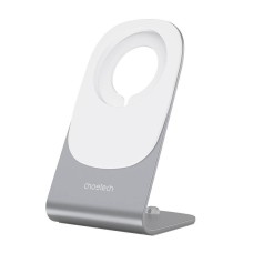Ładowarka bezprzewodowa z uchwytem Choetech T518-F+H046, 15W (biała)