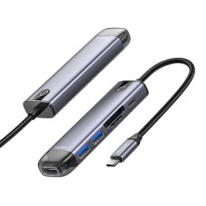 Mcdodo HU-7420 6-in-1 USB-C Hub (USB-C, USB3.0*2, SD, TF, HDMI) Mcdodo HU-7420 6-in-1 USB-C Hub (USB-C, USB3.0*2, SD, TF, HDMI)