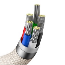 Kabel USB-C do iP Baseus Crystal Shine, 20W, 1.2m (różowy) Kabel USB-C do iP Baseus Crystal Shine, 20W, 1.2m (różowy)