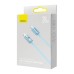 Kabel USB-C do iP Baseus Crystal Shine, 20W, 2m (niebieski)
