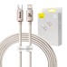 Kabel USB-C do iP Baseus Crystal Shine, 20W, 2m (różowy)