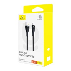 Charging Cable Baseus Flash 2 USB to USB-C 100W, 2m (black) Charging Cable Baseus Flash 2 USB to USB-C 100W, 2m (black)