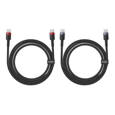 Cable Baseus Cafule USB-C to USB-C 100W,1m, 2psc (Red Black, Grey Black) Cable Baseus Cafule USB-C to USB-C 100W,1m, 2psc (Red Black, Grey Black)