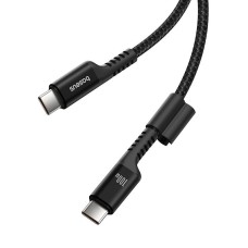Fast Charging Cable USB-C to USB-C Baseus Fish-Eye 100W, 1m (black) Fast Charging Cable USB-C to USB-C Baseus Fish-Eye 100W, 1m (black)