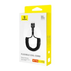 Fast Charging Cable USB-C to USB-C Baseus Fish-Eye 100W, 1m (black) Fast Charging Cable USB-C to USB-C Baseus Fish-Eye 100W, 1m (black)