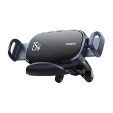 Car holder with inductive charger Baseus LightChaser (Black) Car holder with inductive charger Baseus LightChaser (Black)