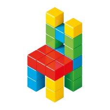 Magicube Color Recycled Crystal magnetic blocks 24 elements GEOMAG GEO-056 Magicube Color Recycled Crystal magnetic blocks 24 elements GEOMAG GEO-056