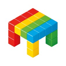 Magicube Color Recycled Crystal magnetic blocks 24 elements GEOMAG GEO-056 Magicube Color Recycled Crystal magnetic blocks 24 elements GEOMAG GEO-056