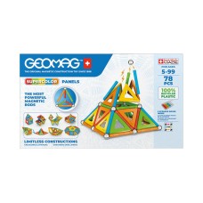 Supercolor Panels Recycled 78-piece GEOMAG GEO-379 Supercolor Panels Recycled 78-piece GEOMAG GEO-379