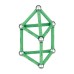 Glow Recycled Magnetic Blocks 25 pieces GEOMAG GEO-328
