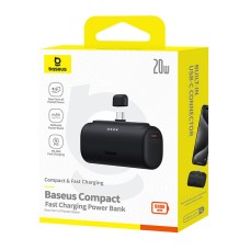 Powerbank Baseus Compact 5000mAh, 20W, USB-C (czarny) Powerbank Baseus Compact 5000mAh, 20W, USB-C (czarny)