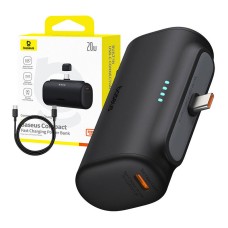 Powerbank Baseus Compact 5000mAh, 20W, USB-C (czarny) Powerbank Baseus Compact 5000mAh, 20W, USB-C (czarny)
