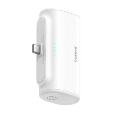 Powerbank Baseus Compact 5000mAh, 20W, USB-C (biały) Powerbank Baseus Compact 5000mAh, 20W, USB-C (biały)