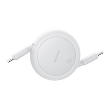 Baseus Free2Pull Mini USB-C to USB-C USB cable, 60W, 1, (white) Baseus Free2Pull Mini USB-C to USB-C USB cable, 60W, 1, (white)