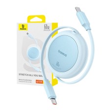 Baseus Free2Pull Mini USB-C to USB-C 60W USB cable, 1m (blue) Baseus Free2Pull Mini USB-C to USB-C 60W USB cable, 1m (blue)