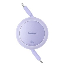 Baseus Free2Pull Mini USB-C to USB-C 60W USB cable, 1m (purple) Baseus Free2Pull Mini USB-C to USB-C 60W USB cable, 1m (purple)