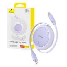 Baseus Free2Pull Mini USB-C to USB-C 60W USB cable, 1m (purple) Baseus Free2Pull Mini USB-C to USB-C 60W USB cable, 1m (purple)