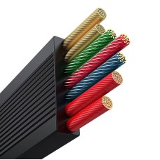 3-in-1 Baseus Free2Draw USB to M+L+C 100W cable, 1.1 m (black) 3-in-1 Baseus Free2Draw USB to M+L+C 100W cable, 1.1 m (black)