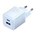 Wall charger, Vention, FEQL0-EU, USB-C + USB- A, 30W/30W, GaN (blue)