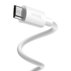 Baseus Simple Wisdom Data Cable Kit USB to Micro 2.1A (2PCS/Set) 1.5m White Baseus Simple Wisdom Data Cable Kit USB to Micro 2.1A (2PCS/Set) 1.5m White