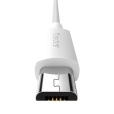 Baseus Simple Wisdom Data Cable Kit USB to Micro 2.1A (2PCS/Set) 1.5m White Baseus Simple Wisdom Data Cable Kit USB to Micro 2.1A (2PCS/Set) 1.5m White