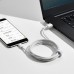 Baseus Simple Wisdom Data Cable Kit USB to Micro 2.1A (2PCS/Set) 1.5m White