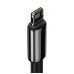 Baseus Tungsten Gold Cable USB to iP 2.4A 2m (black)