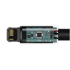 Baseus Tungsten Gold Cable USB to iP 2.4A 2m (black) Baseus Tungsten Gold Cable USB to iP 2.4A 2m (black)