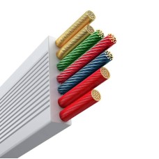Fast Charging Cable 3in1 Baseus Free2Draw USB-C to USB-C/Lightning/Micro 100W, 1,1m (white) Fast Charging Cable 3in1 Baseus Free2Draw USB-C to USB-C/Lightning/Micro 100W, 1,1m (white)