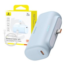 Powerbank baseus Compact USB-C 5000mAh, 20W (blue)