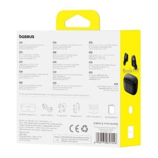 Earphones TWS Baseus Bowie E18 (black) Earphones TWS Baseus Bowie E18 (black)